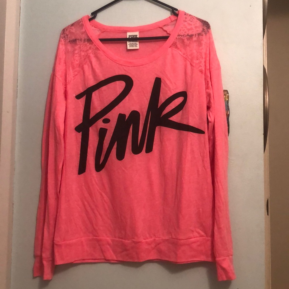 Pink long sleeve shirt